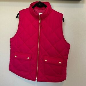 J. Crew Factory Vest Chartreuse Size Large